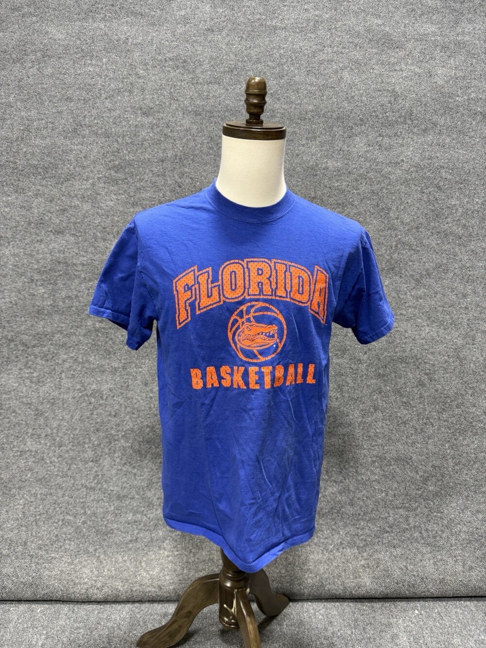 Florida Gators Basketball T Shirt Mens Blue Orange AS Sports NCAA Graphic Tee